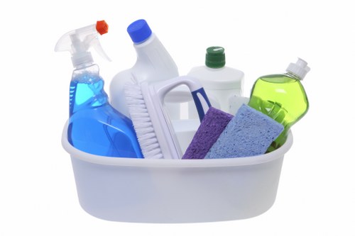 Office cleaners working in a KT6 workplace reception area