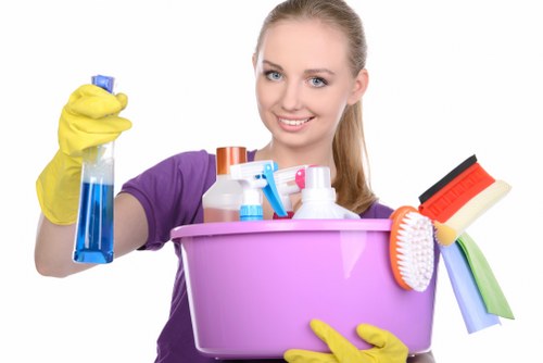 Local cleaner working in a KT6 family home with varied property layouts
